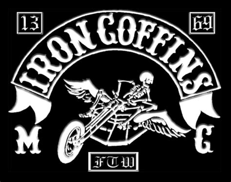 Iron coffins mc - Aug 11, 2016 · Iron Coffins MC Crime / In The Media. 1997/1998 – Avengers MC President Thomas “Big Foot Tommy” Khalil declares war against the Iron Coffins Motorcycle Club and the Forbidden Wheels Motorcycle Club, instructing his club to kill members of the other clubs and take their cuts. 2012 – 1 January, 2012. Iron Coffins Jackson County chapter ... 
